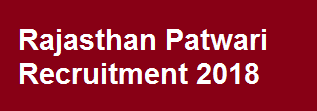 RSMSSB Patwari Recruitment 2018 Raj. Patwari Bharti Notification Online Form 2018 at rsmssb.rajasthan.gov.in