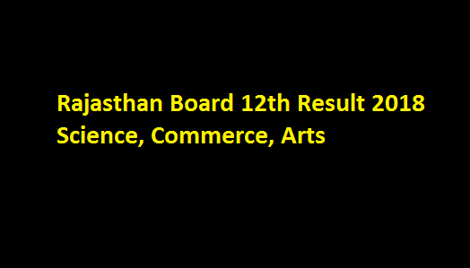 Rajasthan Board 12th Result 2019 RBSE 12th Class Science, Commerce, Arts Result