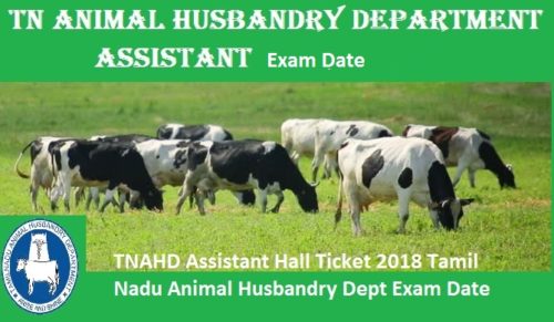 TNAHD Assistant Hall Ticket 2022 Interview Date Tamil Nadu Animal Husbandry Dept Admit Card