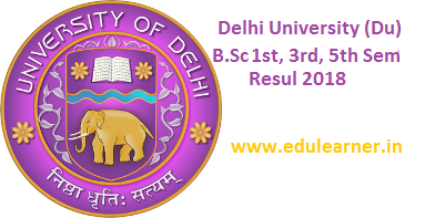 DU B.Sc Result 2018 Delhi Universiti 1st 3rd 5th Sem Result Date