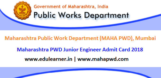 Maharashtra PWD JE Admit Card 2018 | Maha PWD Junior Engineer Hall Ticket/Exam Date