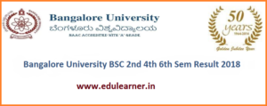 Bangalore University BSC Result 2018 | BU BSC 2nd/ 4th/ 6th Sem Results