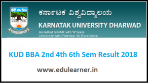 KUD BBA Result 2018 | Check kud.ac.in BBA 2nd 4th 6th Sem Results