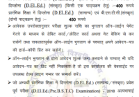 BSTC Syllabus 2022 in Hindi Pdf Download Raj. Pre D.El.Ed Exam Pattern