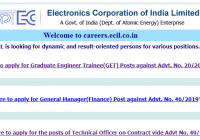 ECIL JTO Admit Card 2020 Exam Date Junior Technical Officer Hall Ticket