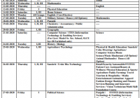 HBSE 12th Class Date Sheet 2022 Haryana Board XII Time Table