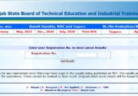 PUNJABTECHED Diploma Result 2022 PSBTE 2nd, 4th, 6th Sem Result