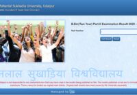 MLSU B.ED 1st & 2nd Year Result 2023 Name Wise MLSU BEd Results Date