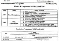 Purnea University B.Ed Result 2022 यहाँ देंखे BEd 1st & 2nd Year Results