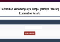 BU Bhopal B.Ed 3rd Sem Result 2024 Barkatullah University BEd Results Date @www.bubhopal.nic.in