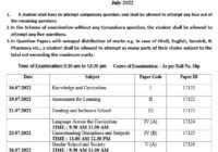 MDU B.Ed Date Sheet 2023 यहाँ देंखे BEd 1st/ 2nd Year Reappear Exam Date