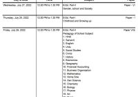 MGSU B.Ed Time Table 2022 BEd 1st & 2nd Year Exam Date Sheet