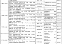 GJU B.Ed Date Sheet 2023 यहाँ देंखे GJU BEd 1st & 2nd Year Exam Date @www.gjust.ac.in