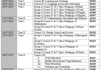 CRSU B.Ed Date Sheet 2023 BEd 1st/ 2nd Year Reappear/ Practical Exam Date