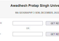 APSU MA 2nd & 4th Sem Result 2023 यहाँ देंखे APS University MA Results Date @apsurewa.ac.in