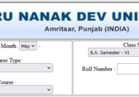 GNDU BA 5th Sem Result 2024 By Name www.gndu.ac.in BA Results Date By Roll No.