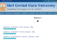 SGGU BA Sem 3 Result 2023 અહીં જુઓ www.sggu.ac.in BA Results Date