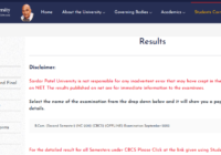 SP University BA Sem 3 & 5 Result 2022 Marksheet www.spuvvn.edu BA Result Date SPU Portal Student Corner