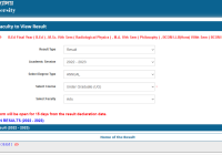 Gauhati University B.Ed 1st Year Result 2023 GU BEd Results Date