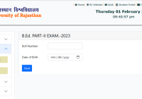 Rajasthan University B.Ed 1st & 2nd Year Result 2024 Name Wise यहाँ देंखे Uniraj BEd Result Date