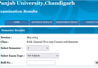 Punjab University B.Ed Result 2024 By Name PU BEd 1st Sem Results Date @results.puexam.in