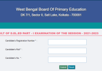 WBBPE D.El.Ed Part 1 & 2 Result 2024 Date WB DElEd 1st & 2nd Year Results at www.wbbpe.org