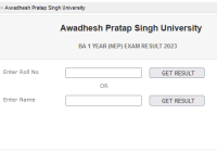 APSU BA 1st Year Result 2023 यहाँ देंखे APS University BA Result Date Regular & Private @www.apsurewa.ac.in