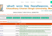 CCSU B.Sc 3rd & 5th Result 2025 Name Wise यहाँ देंखे CCS University BSc Result Date @www.ccsuniversity.ac.in