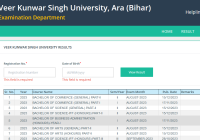 VKSU BA 1st Semester Result 2024 Link vksuexams.com BA Part 1 Result Date